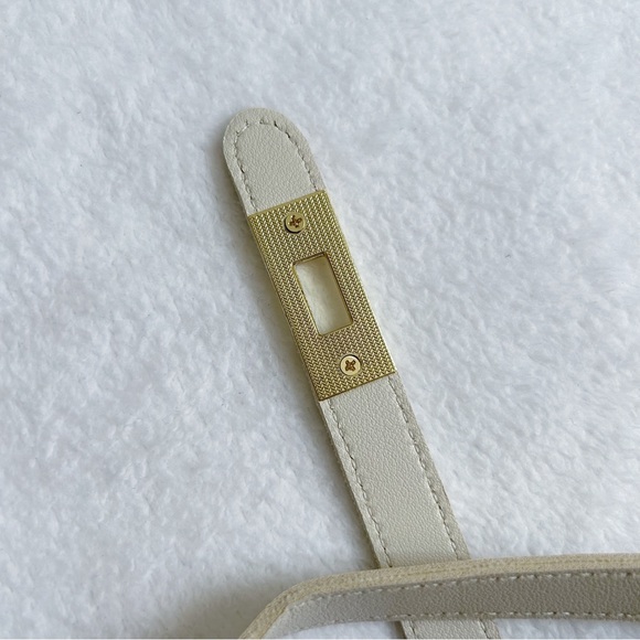 SHEIN Mini Bucket Crossbody Bucket Bag Cream - Picture 7 of 12